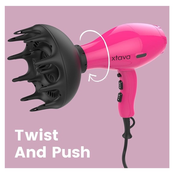 Xtava Black Orchid Hair Diffuser for Curly Hair Blow Dryer Attachment EUC - Picture 12 of 12